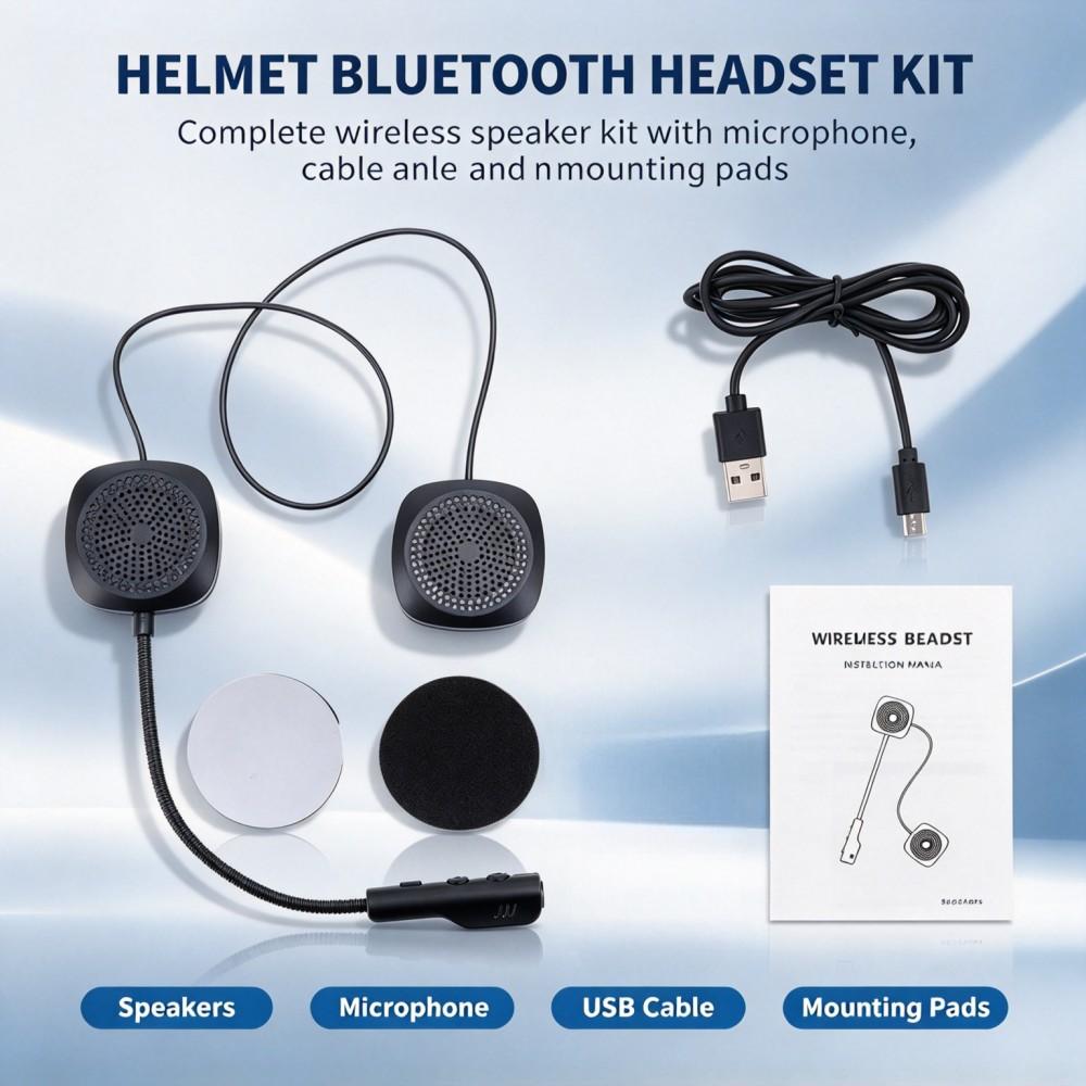 Bluetooth Speaker - Headset Bluetooth untuk Helm Motor, Memungkinkan