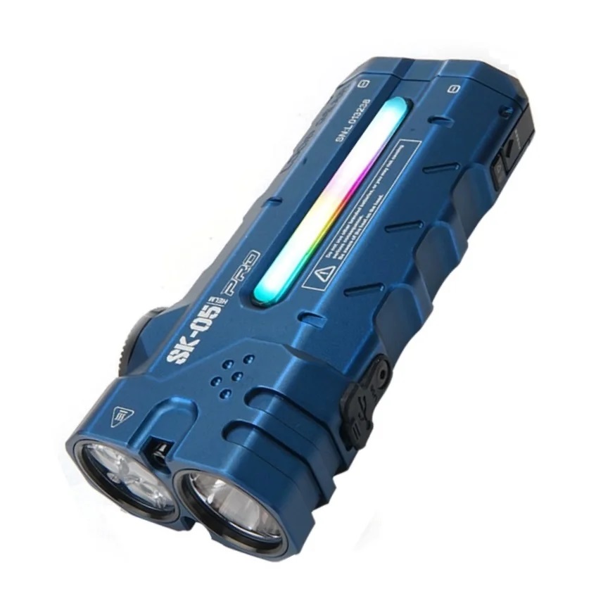 Power Bank - Senter LED Datar yang Kuat 4360LMS