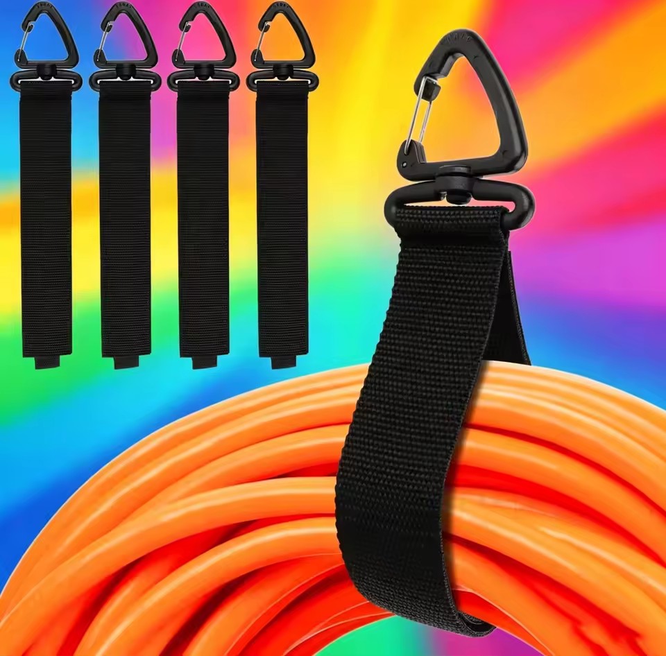 Cable Organizer - Penyangga Kabel dengan Gesper Putar, Pengatur