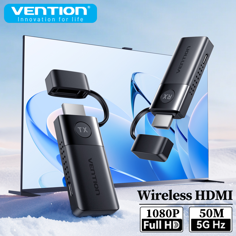 Hdmi Adapter - Vention Pemancar dan Penerima HDMI Nirkabel