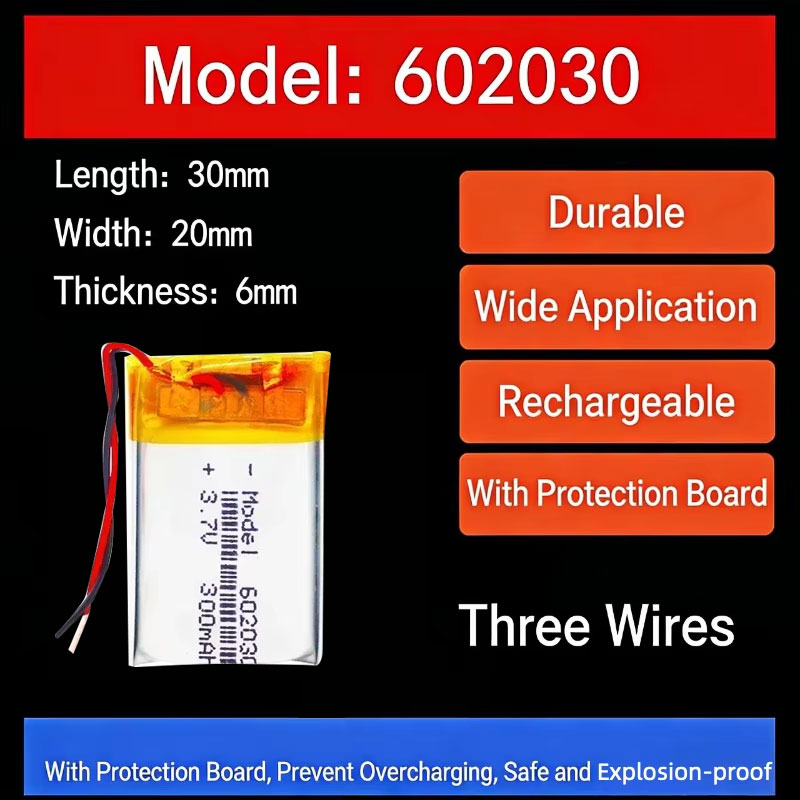Baterai Lithium 3.7V 300mAh 60 - Smart Watch ulasan dan harga