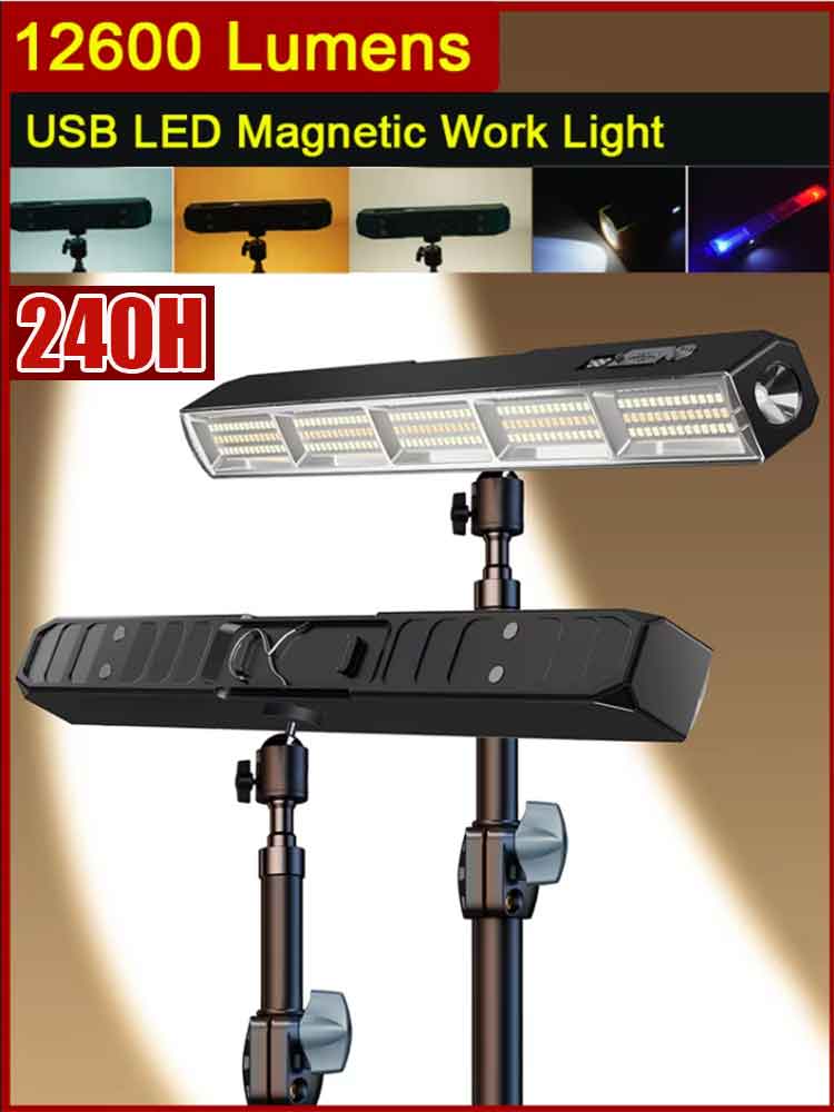 Lampu LED Magnetik Daya Tinggi - Power Bank ulasan dan harga