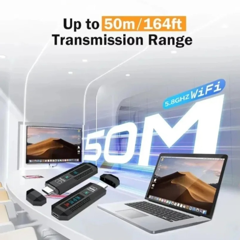 Pemancar Video Nirkabel Kompat - Hdmi Adapter ulasan dan harga