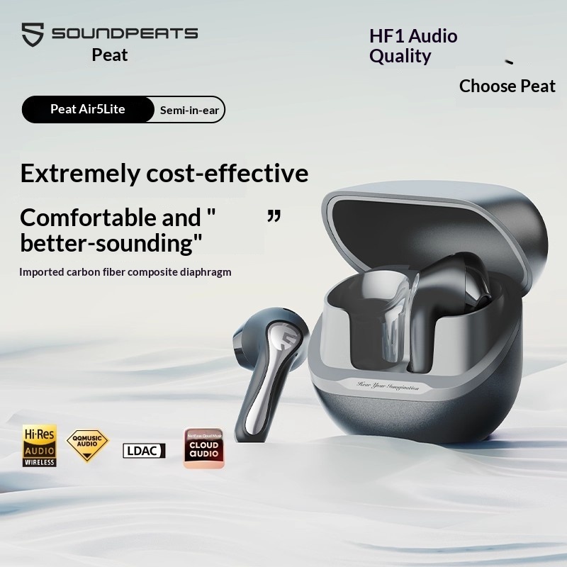 SoundPEATS Air5 Lite Earbuds B - Headphones Wireless ulasan dan harga