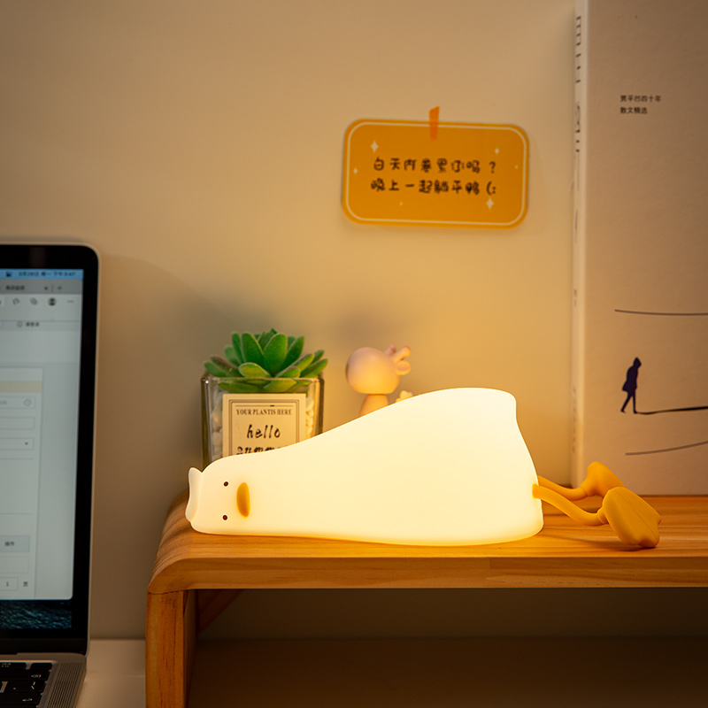 Lampu Tidur Bebek Berbentuk Da - Phone Holder ulasan dan harga