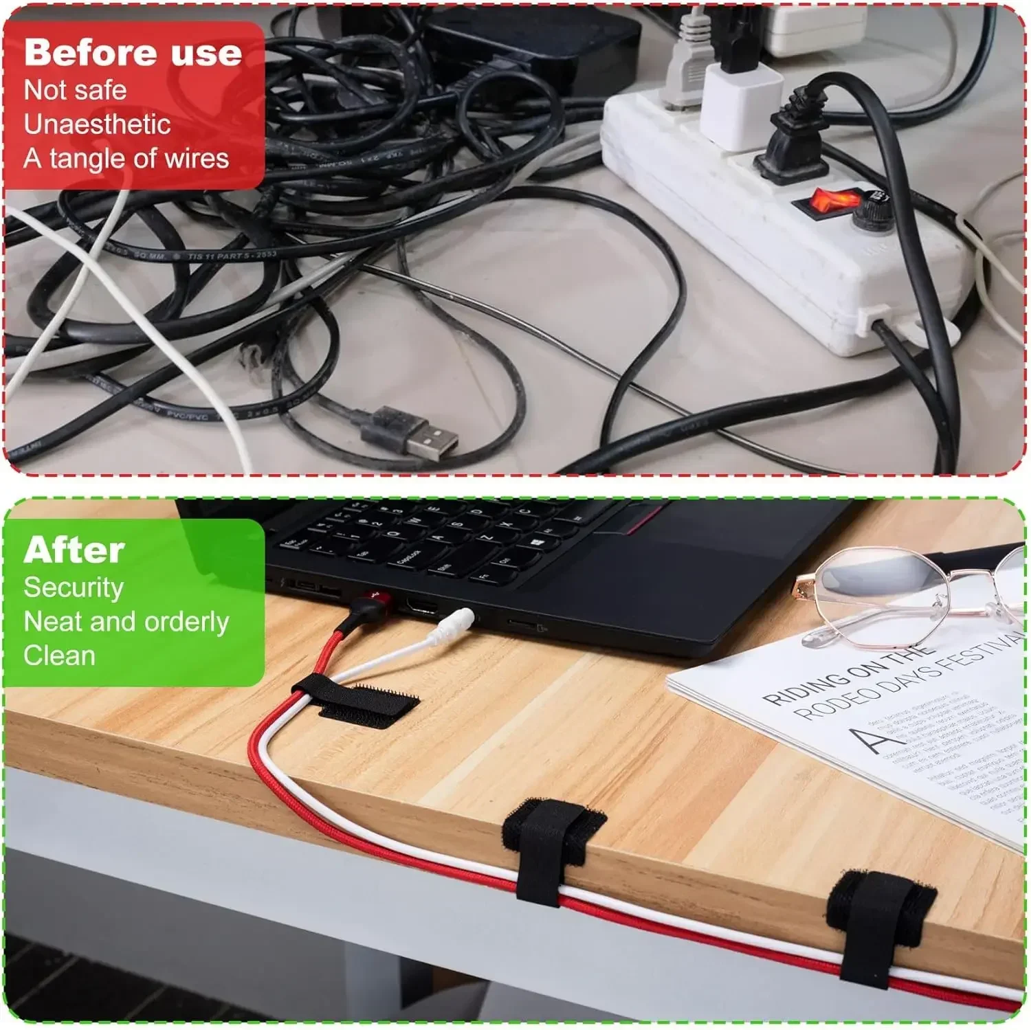 Kabel Pengikat yang Dapat Digu - Cable Organizer ulasan dan harga