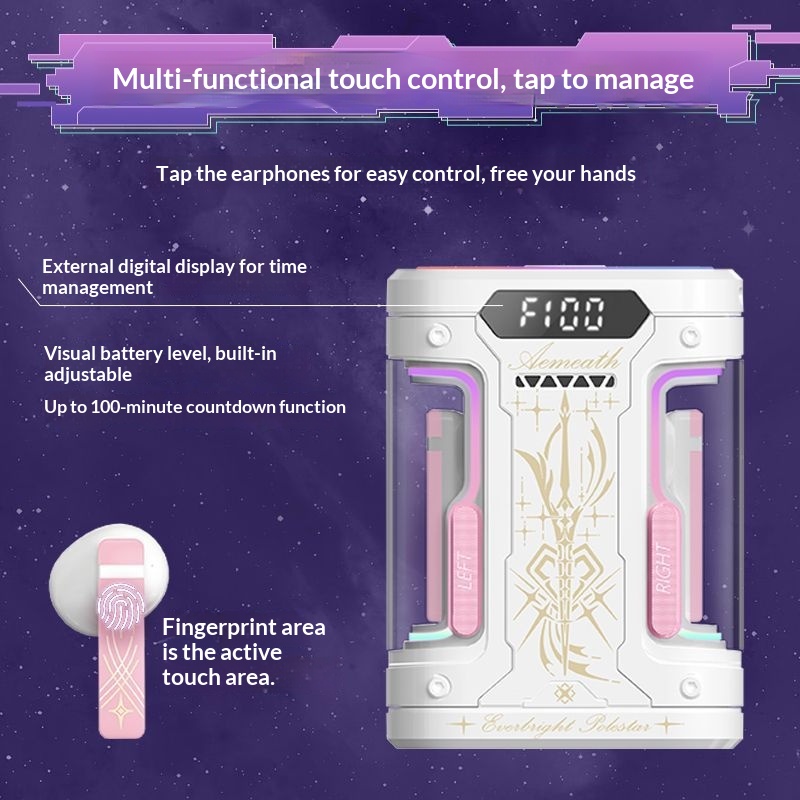 Earphone Bluetooth Anime Elysi - Headphones Wireless ulasan dan harga