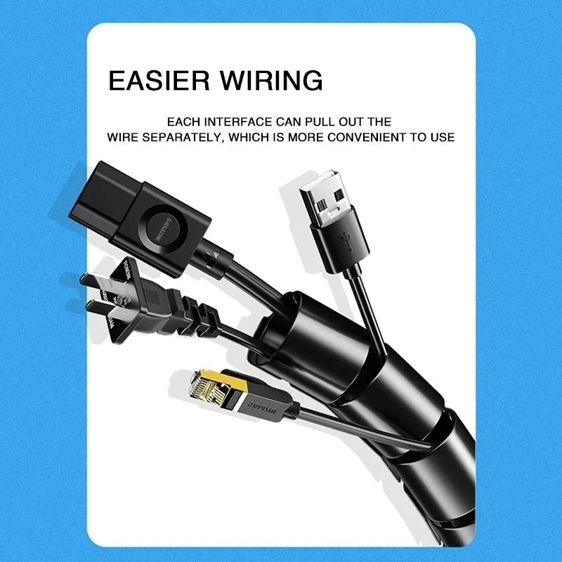 Penutup Kabel Spiral 2M untuk  - Cable Organizer ulasan dan harga