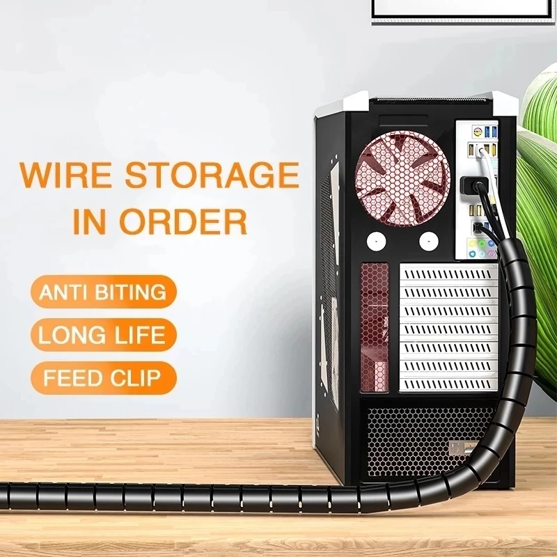 Penutup Kabel Spiral 2M untuk  - Cable Organizer ulasan dan harga