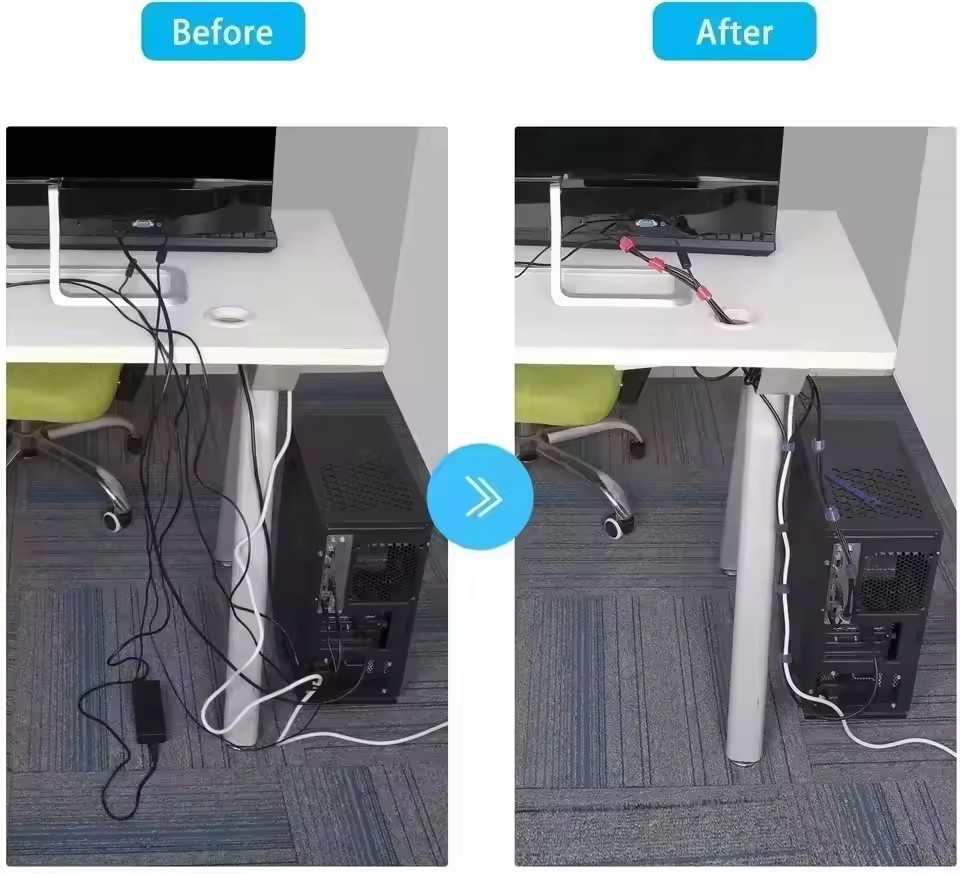 100 buah Pengikat Kabel yang D - Cable Organizer ulasan dan harga
