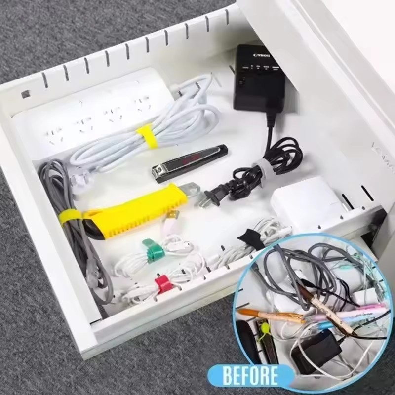100 buah Pengikat Kabel yang D - Cable Organizer ulasan dan harga