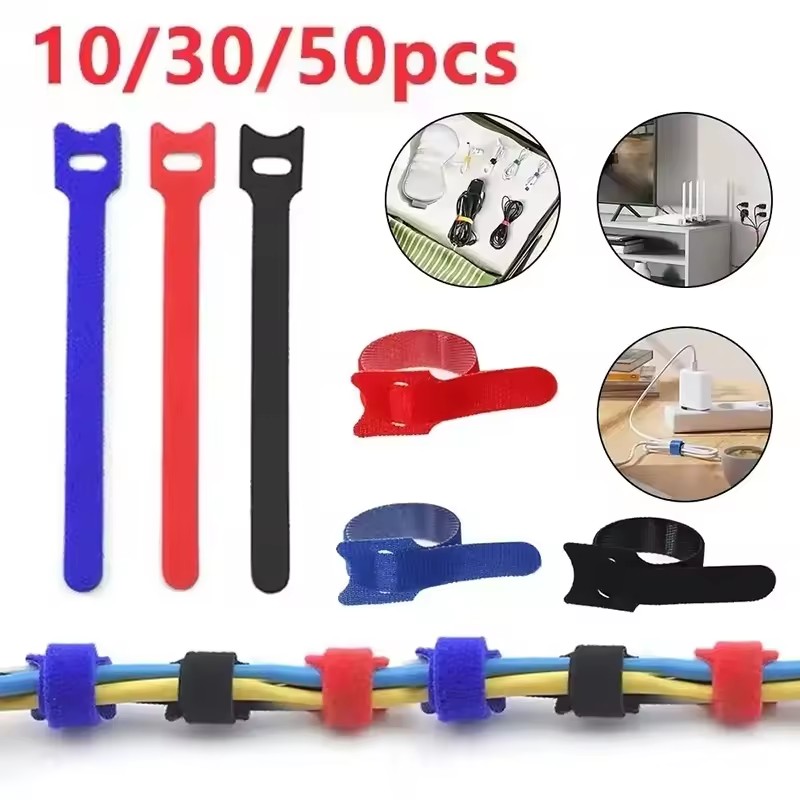10/30/50Pcs Pengikat Kabel Hoo - Cable Organizer ulasan dan harga