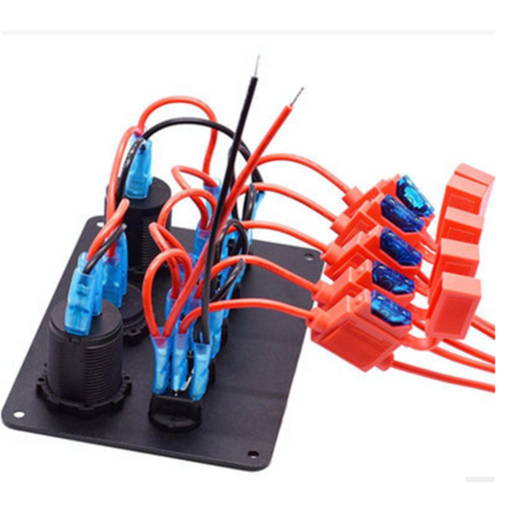Panel Sakelar 5 Gang Plastik A - Usb Charger ulasan dan harga