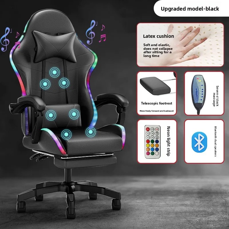 Kursi Gaming dengan Lampu, Spe - Bluetooth Speaker ulasan dan harga